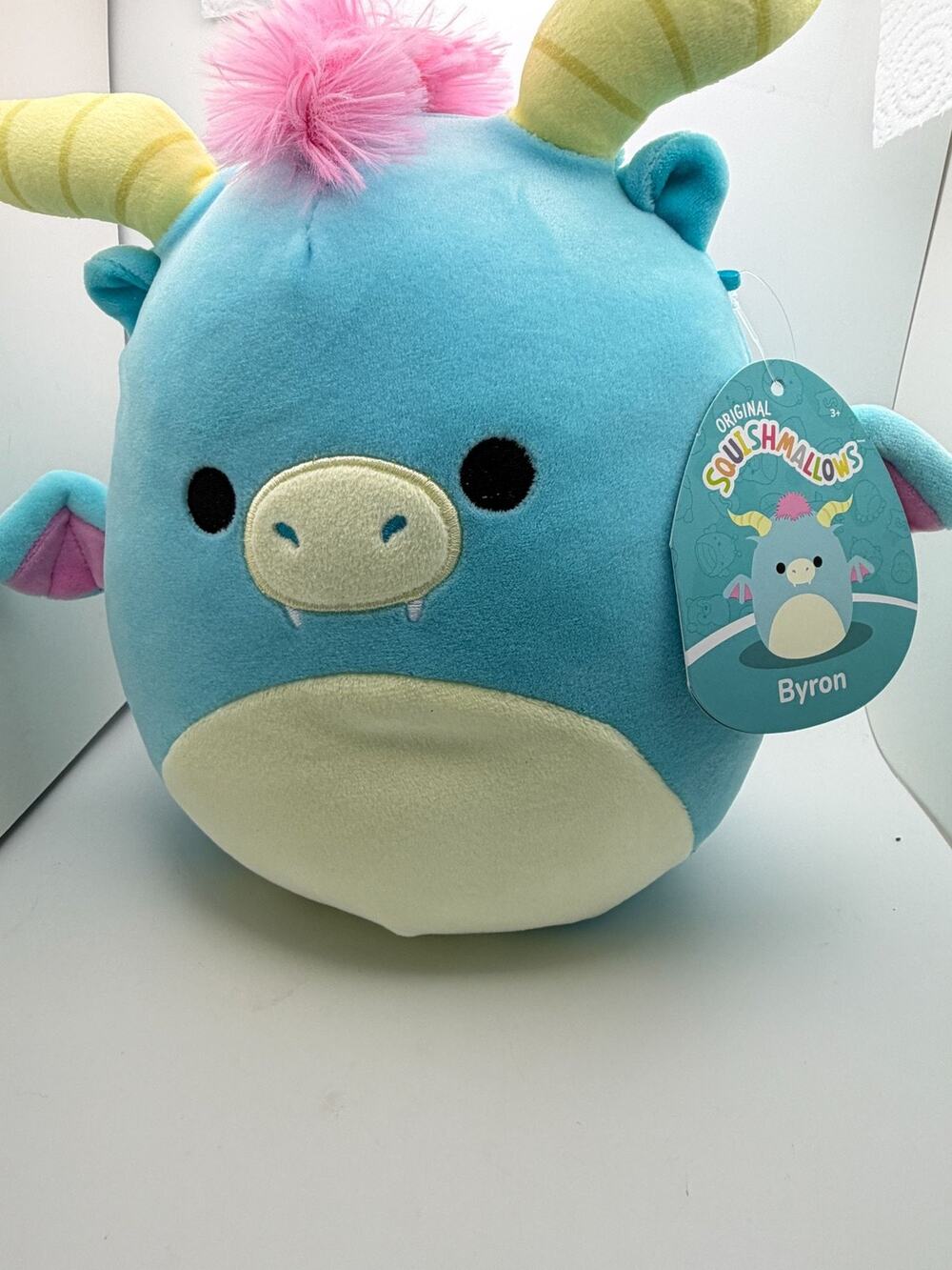 Squishmallows Byron The Blue Dragon Plush Toy 8" Soft & Collectible For Ages 3+